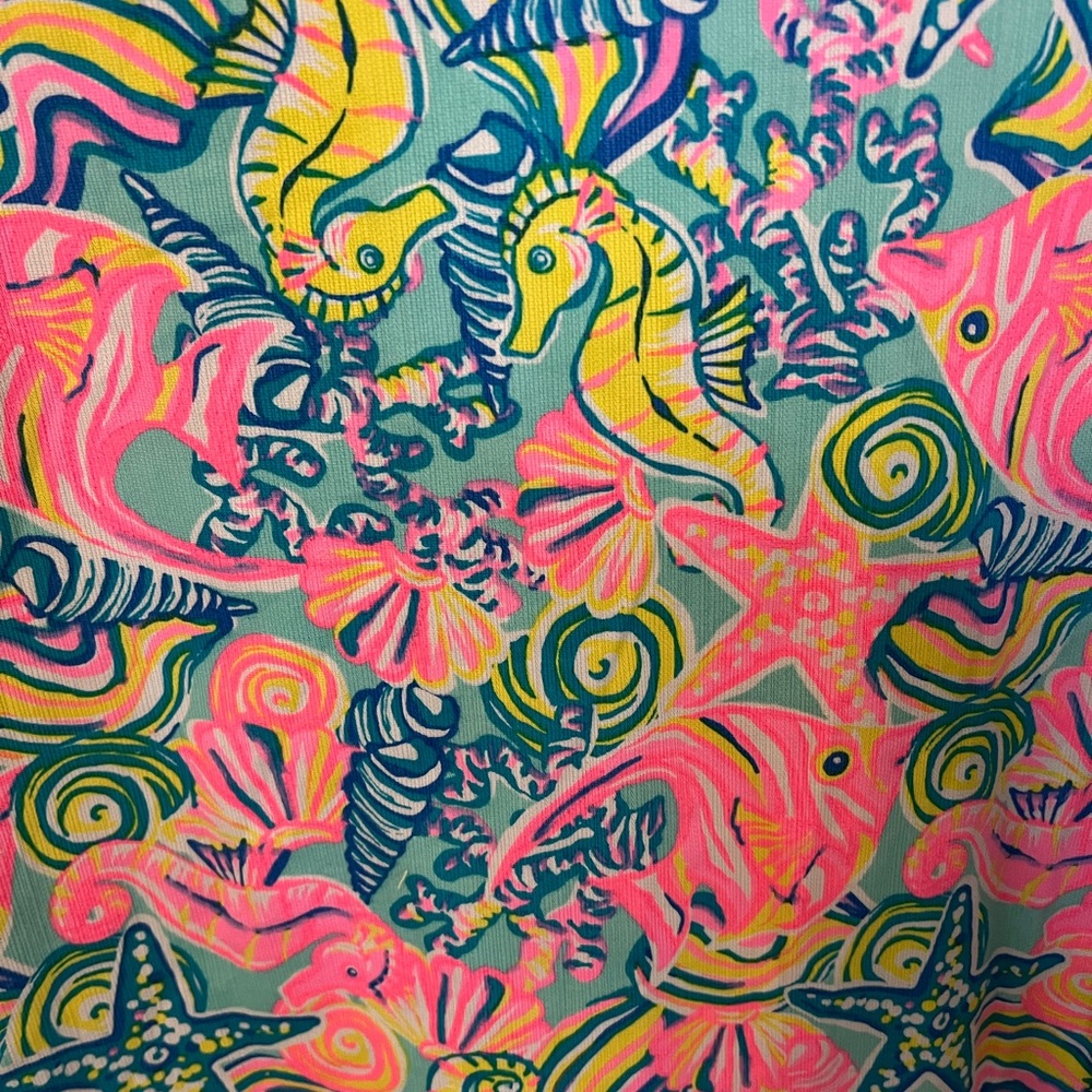 Sigird Olsen Girls Tropical Print Dress - Picture 3 of 5